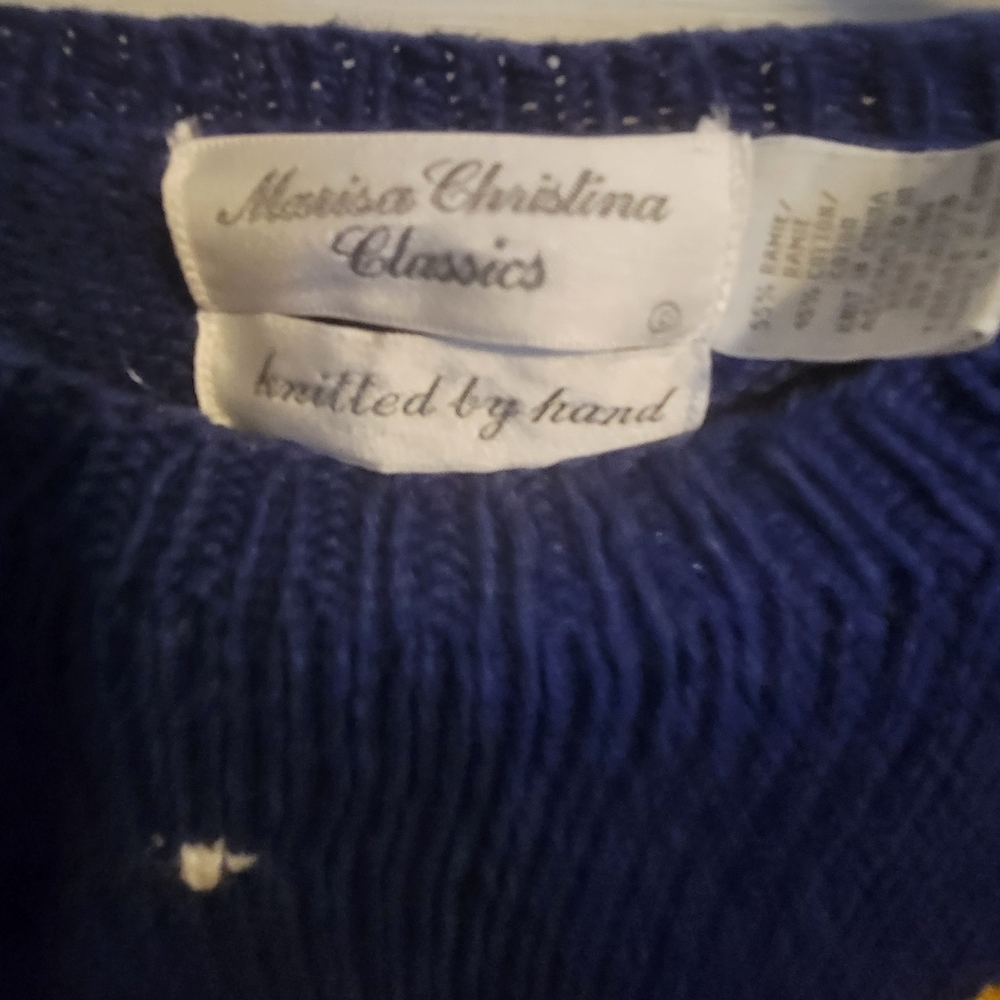 Marisa Christina Classics Vintage Handmade Sweater Halloween Womens Size Small - Picture 2 of 6